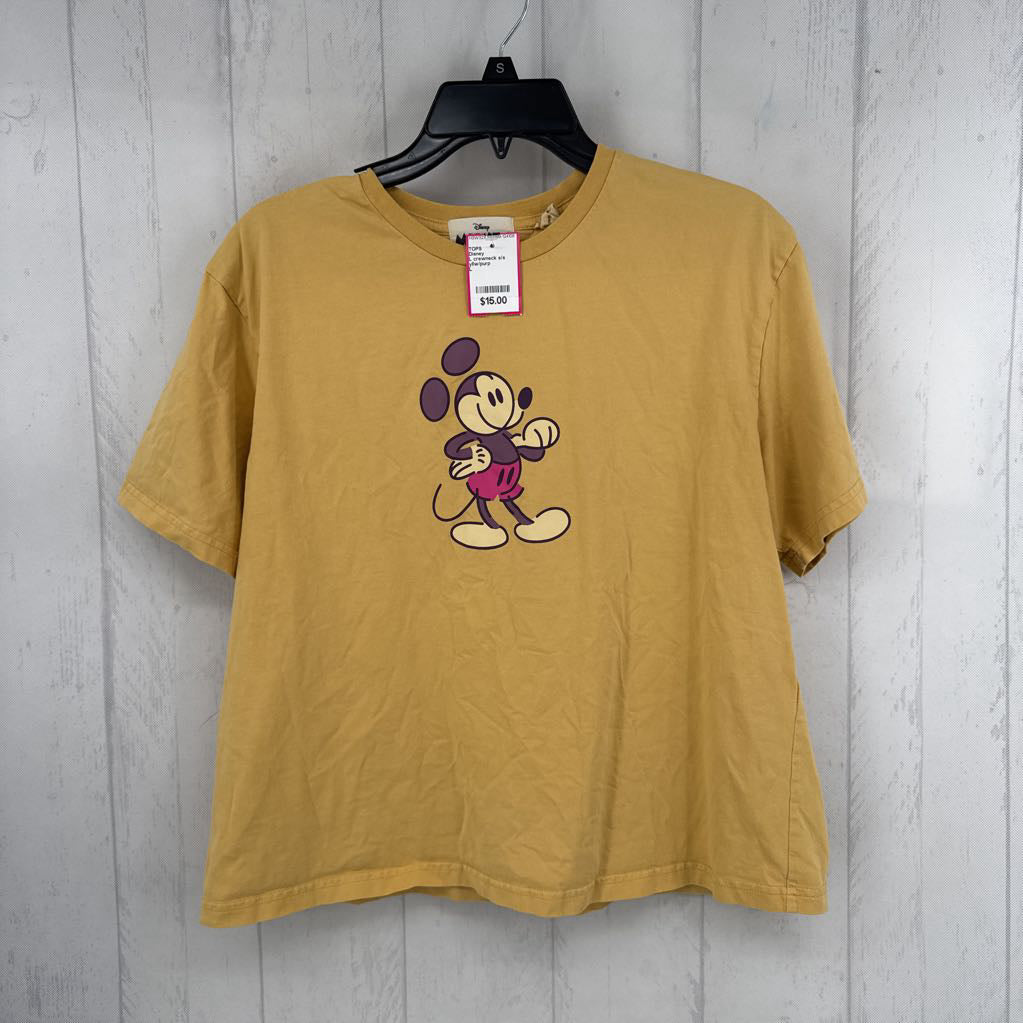 L crewneck s/s tee-mickey mouse