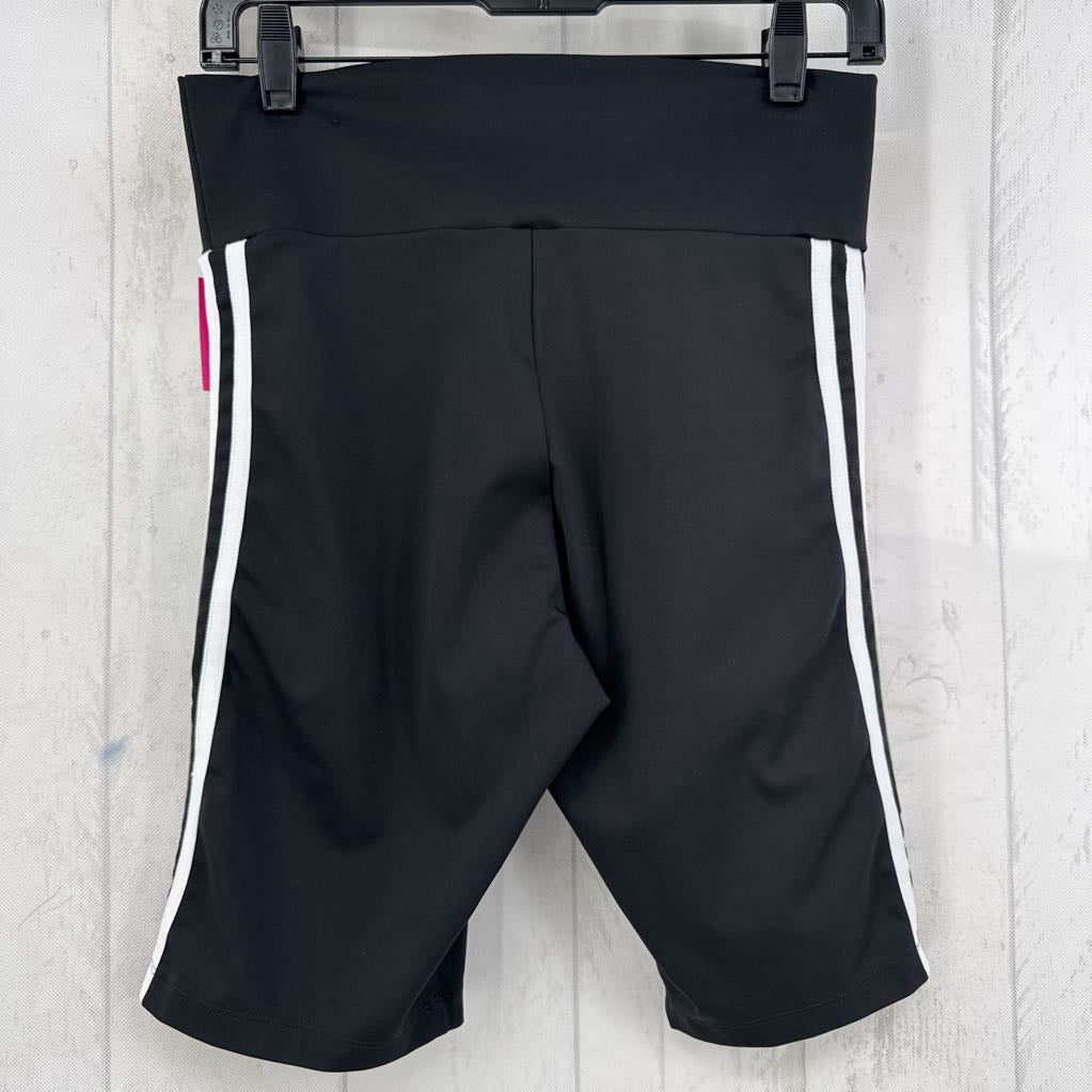 L 3-stripe hi-rise shorts