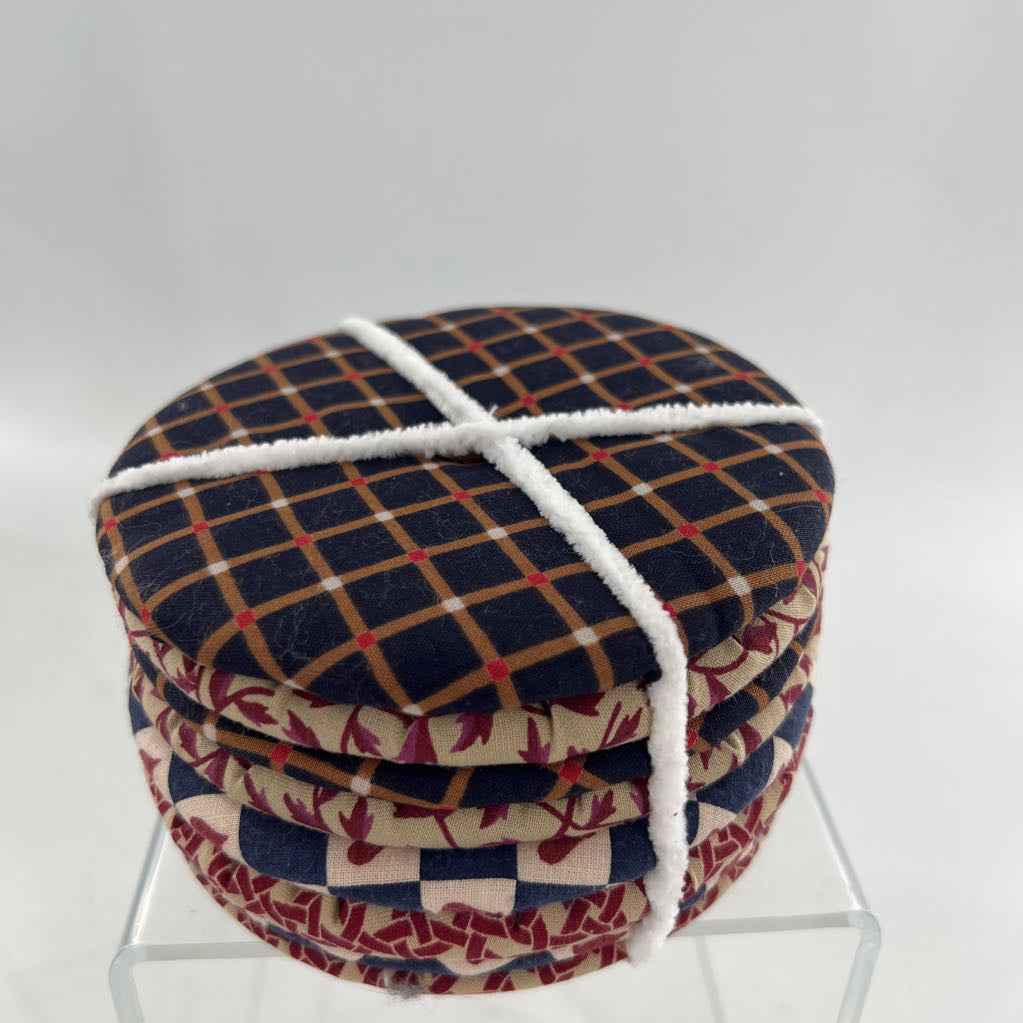 playing card holders-nvy/burgundy