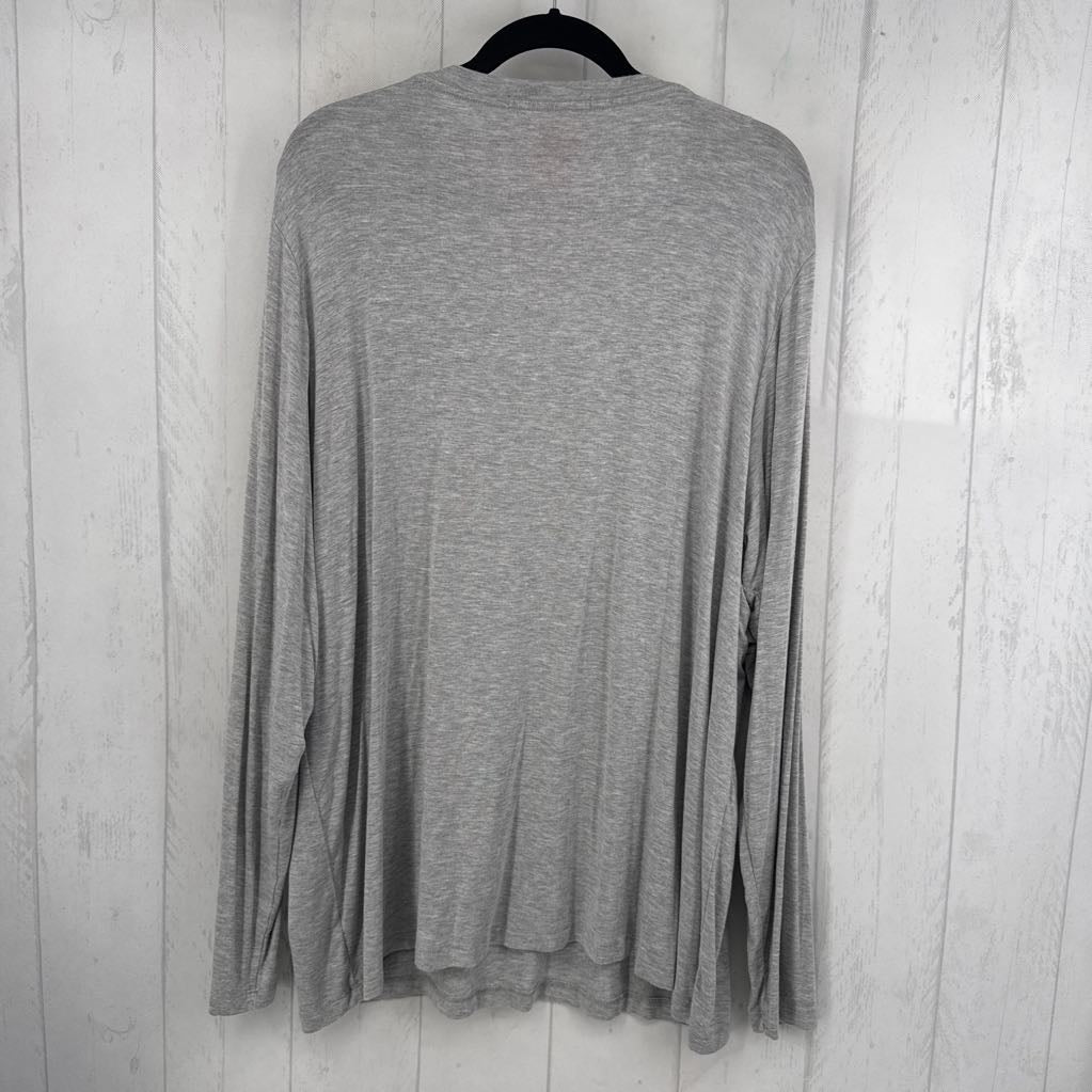 2XL v-neck l/s tee