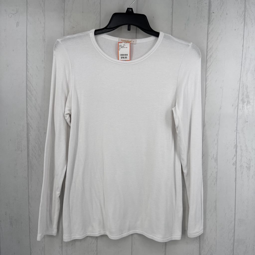 XL ribbed l/s tee