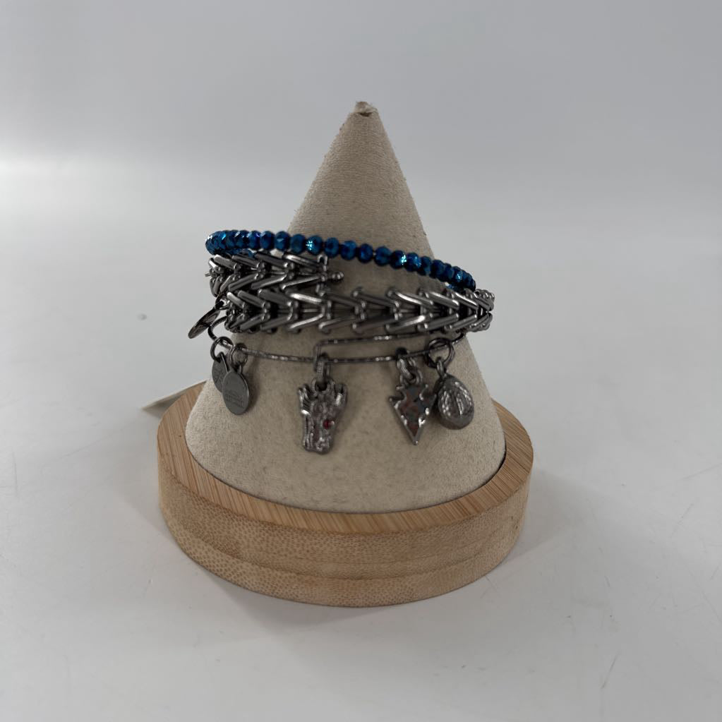 silver charm bracelet stack-game of thrones