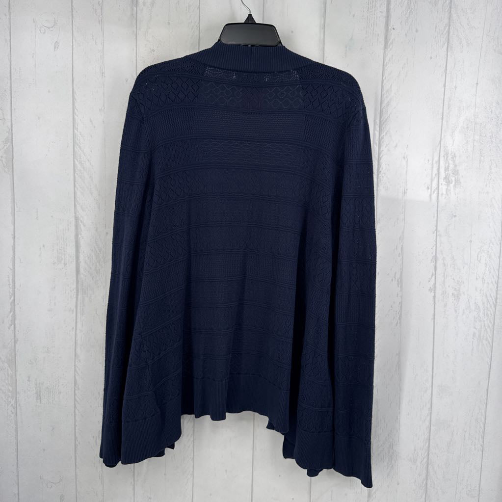 XL crochet open front cardi