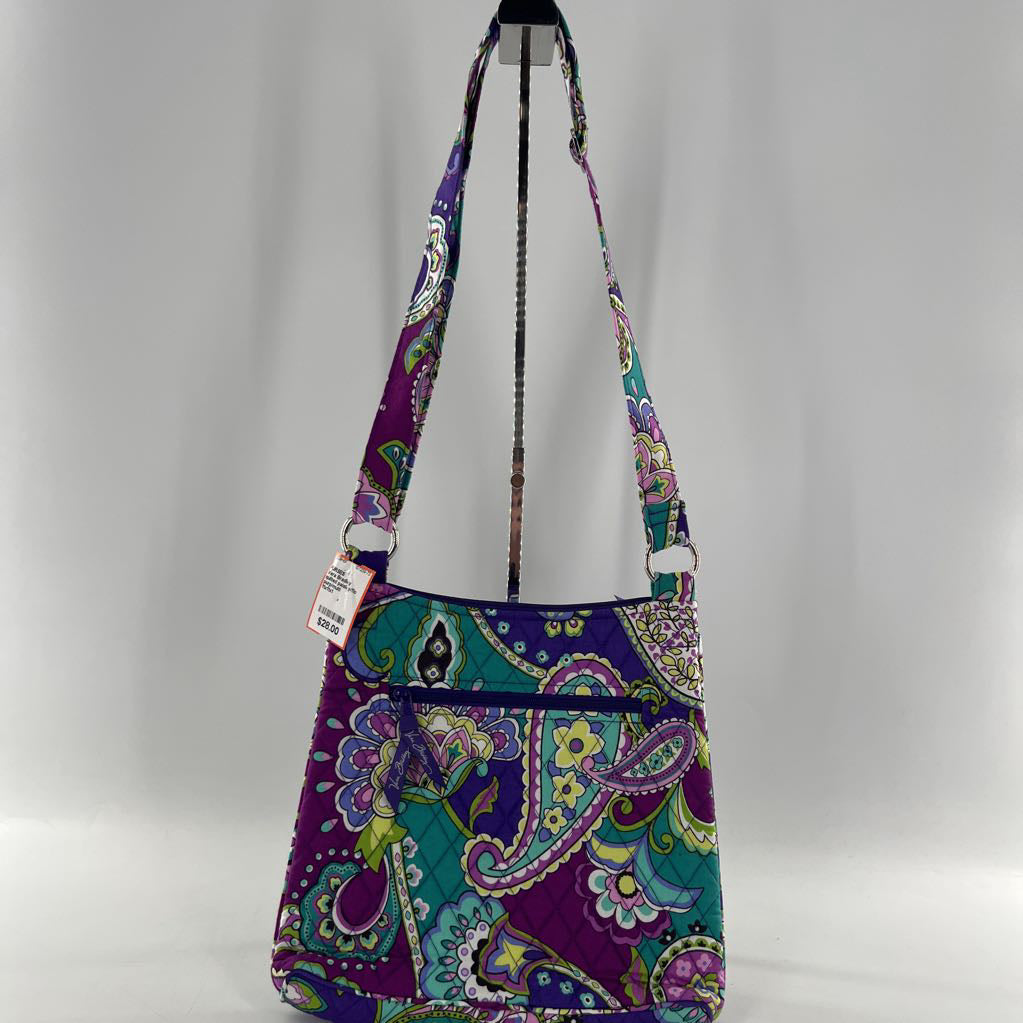 quilted paisley/flo crossbody