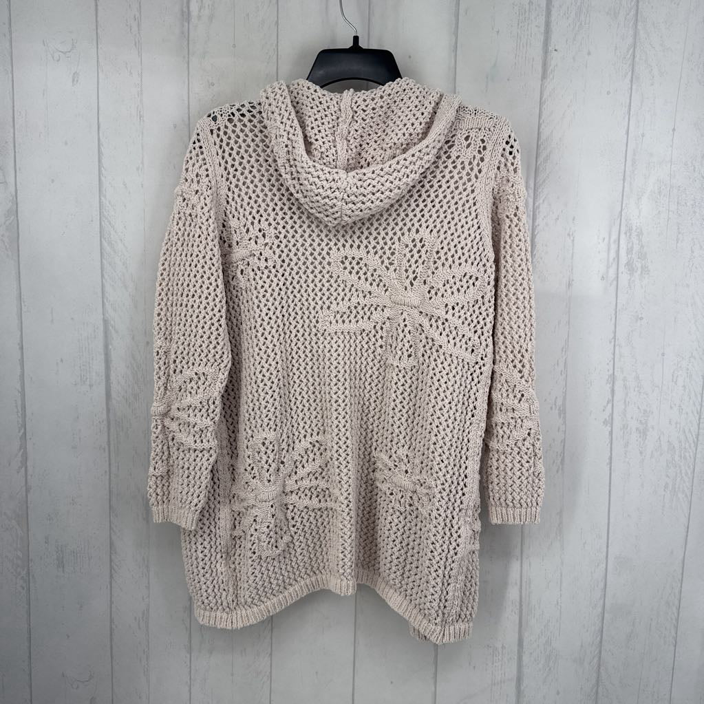 M l/s open cardigan