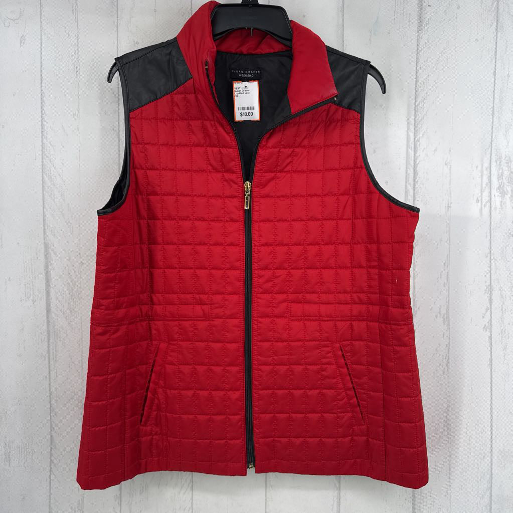 L quilted vest