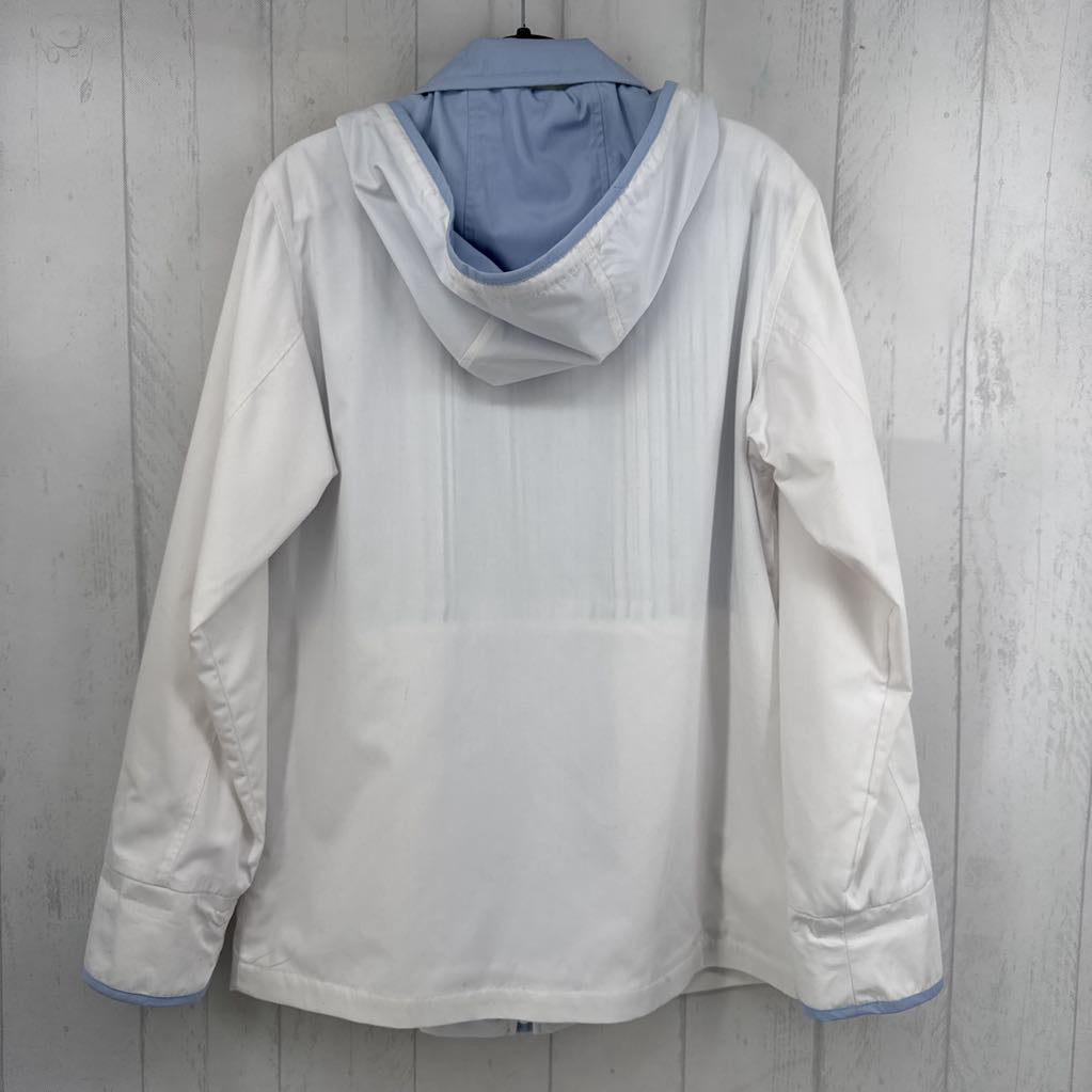 S hooded twill jacket