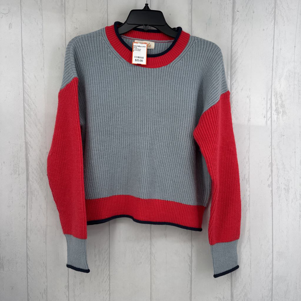 S colorblock sweater
