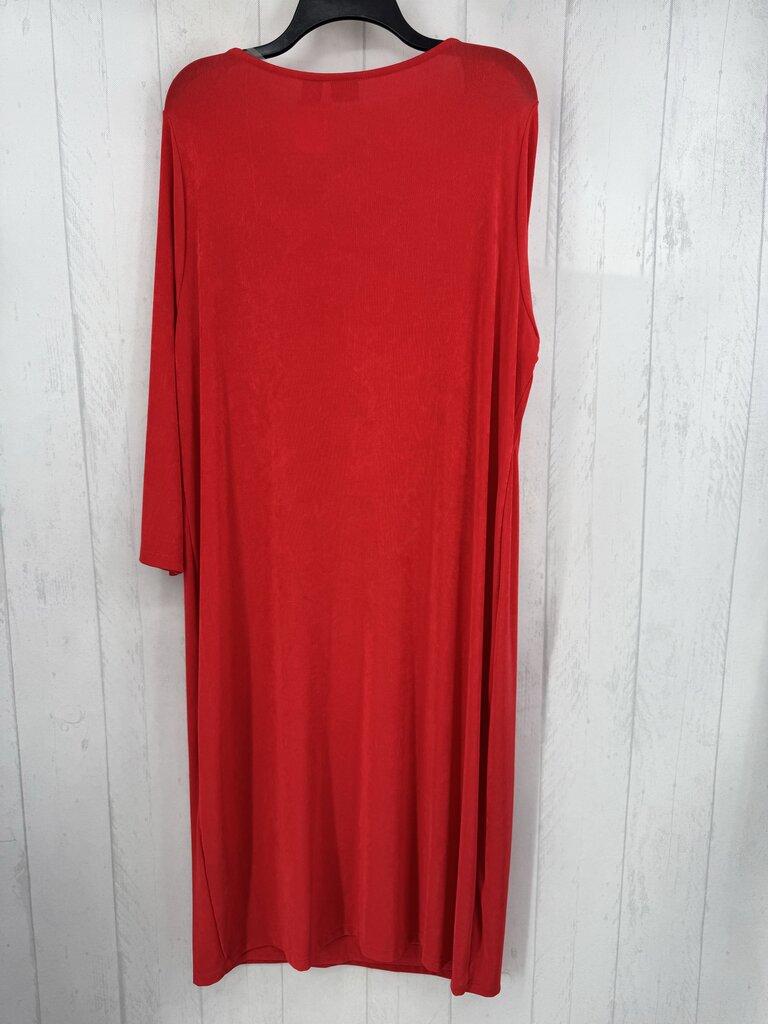 20/22 3/4 slv cutout jersey knit dress