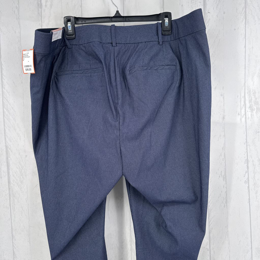 R70 24 striped straight leg pant