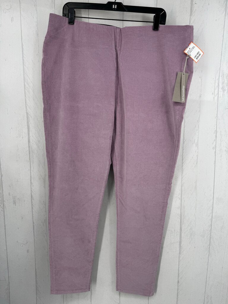 1X corduroy skinny pant