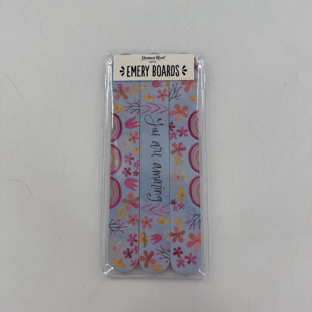 set of 3 emery boards-you are amazing