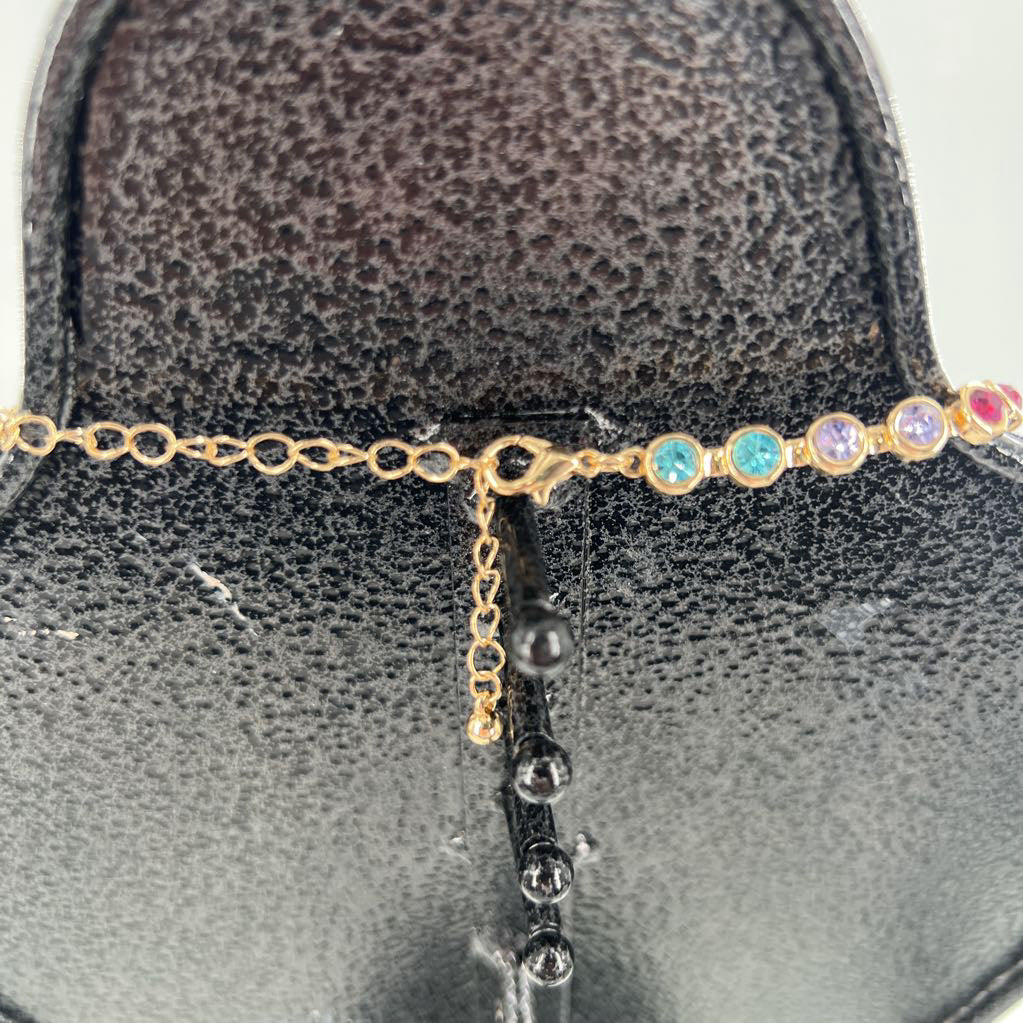 colorful gemstone necklace
