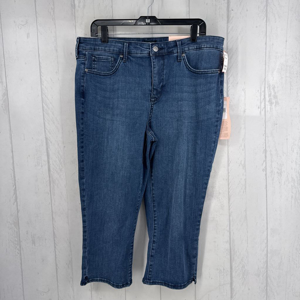 14 slim straight crop jean