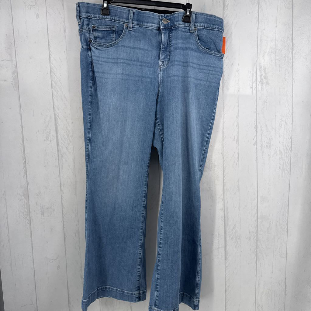 22 flare leg jeans