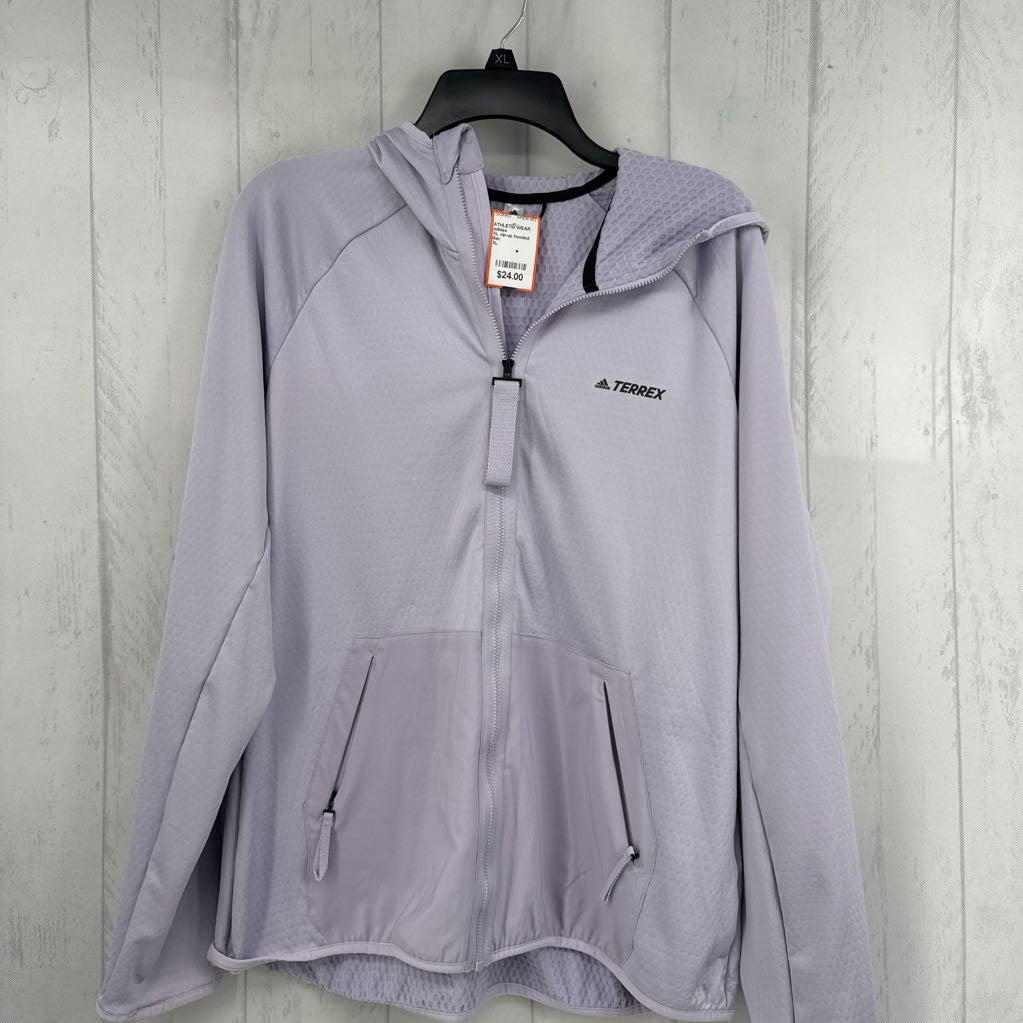 XL zip-up hooded jacket