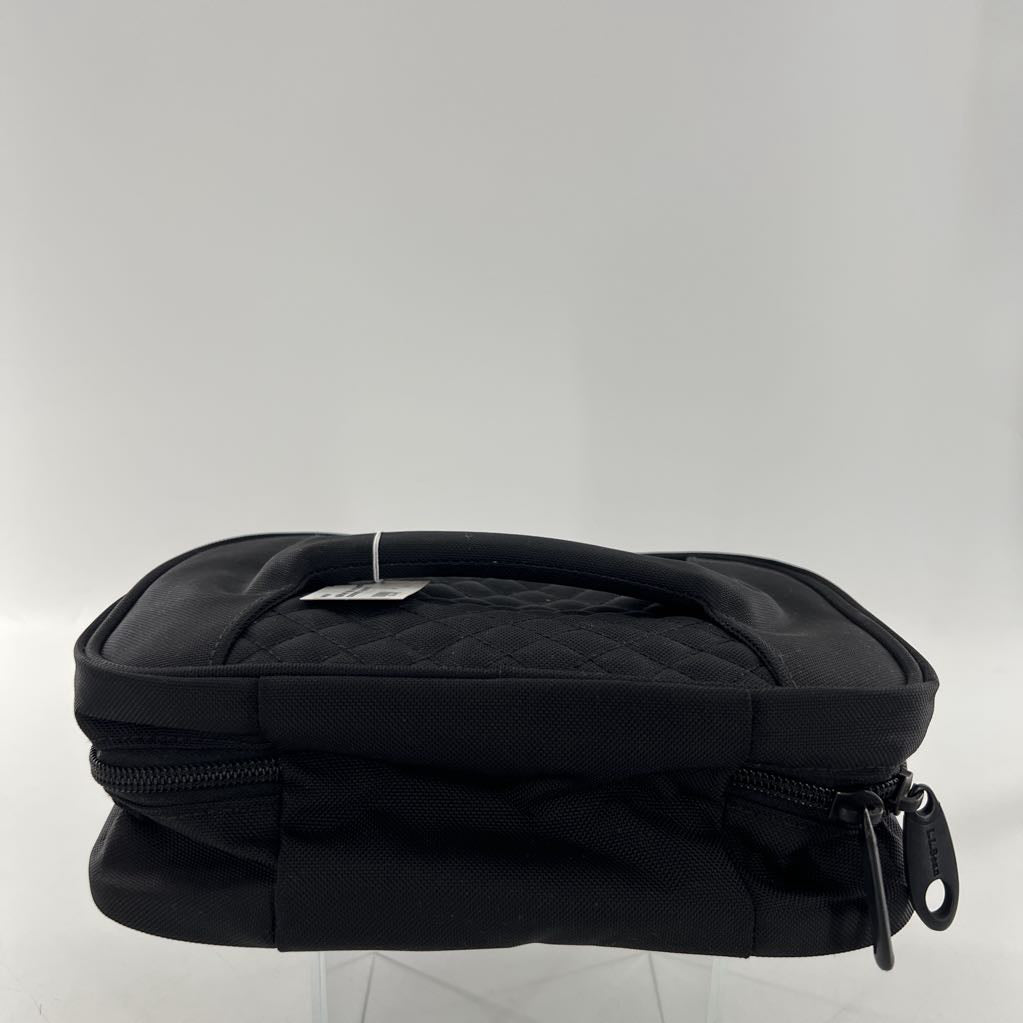 quilted zip around cosmetic pouch