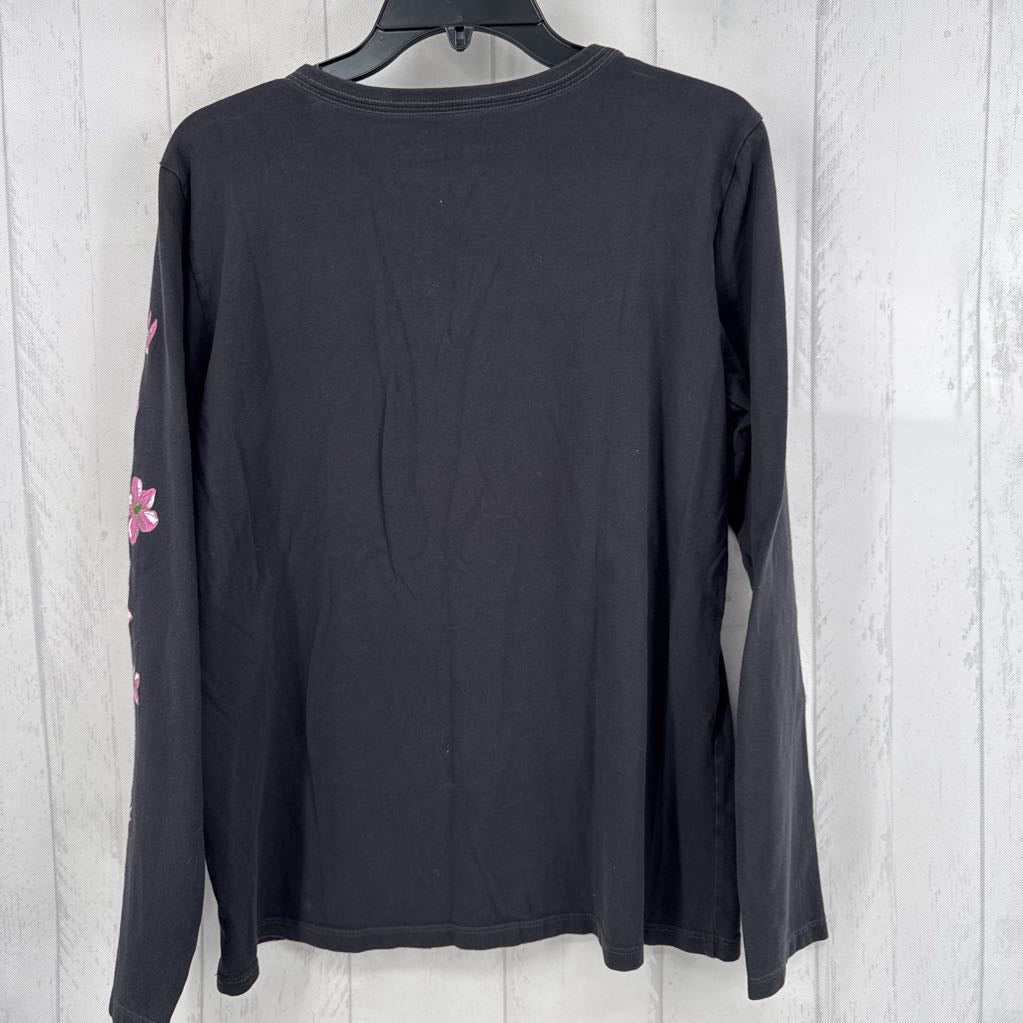 L floral graphic l/s tee-