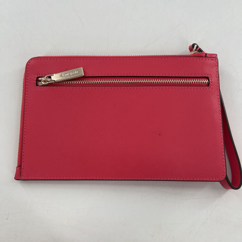 saffiano leather wristlet