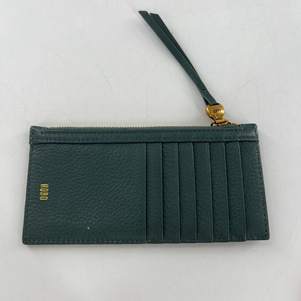 pebbled leather slim wallet