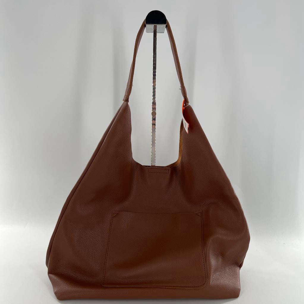 slouchy leather shoulder bag