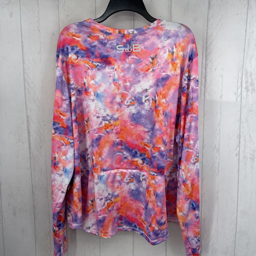 2X colorful crewneck l/s tee