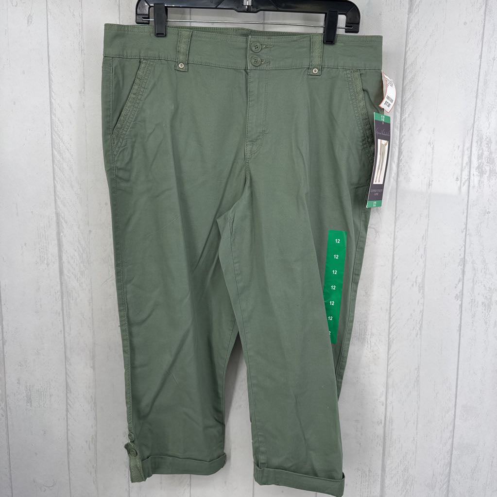 12 twill capris