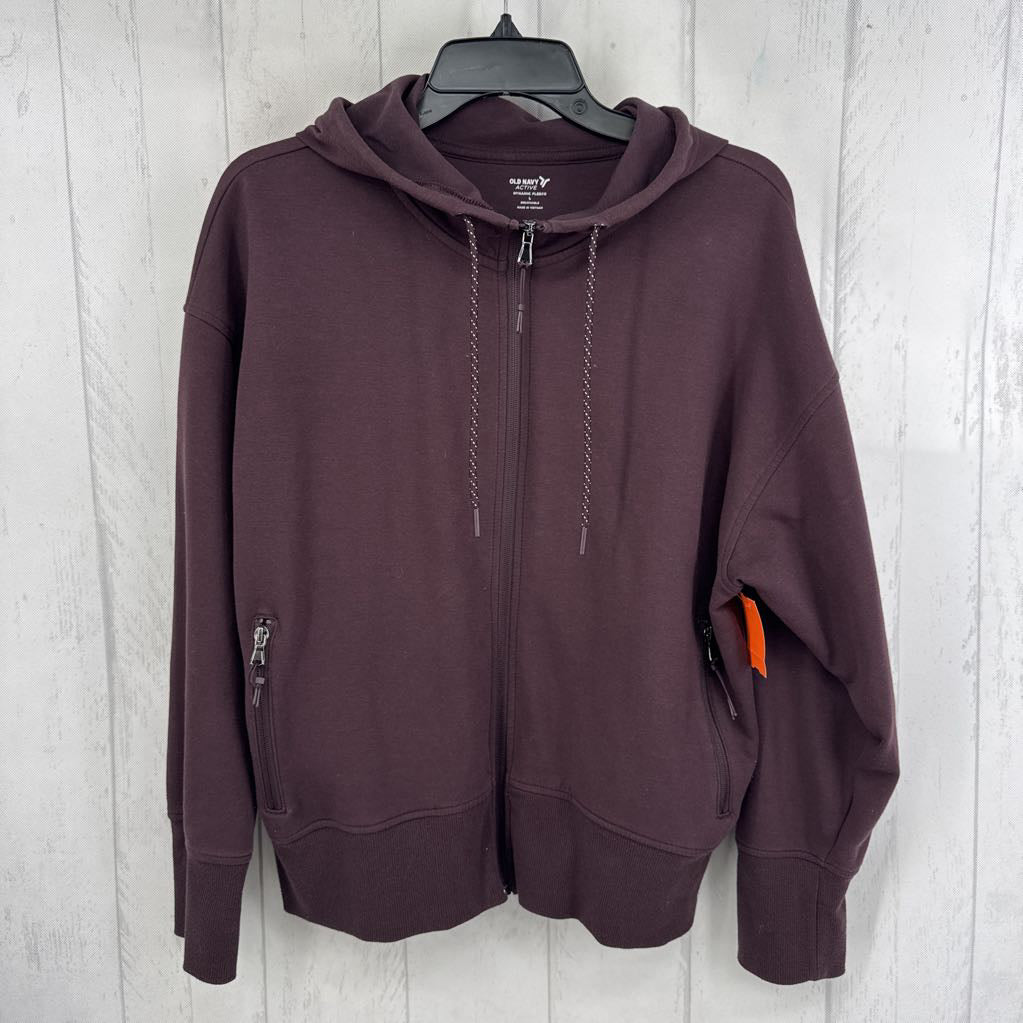 L zip-up hoodie