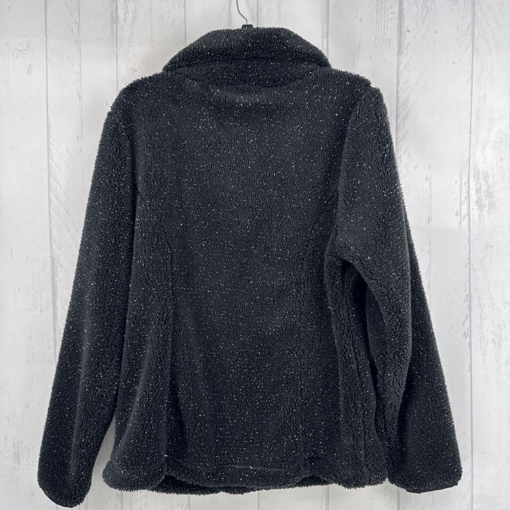 L shimmer fleece zip-up jacket