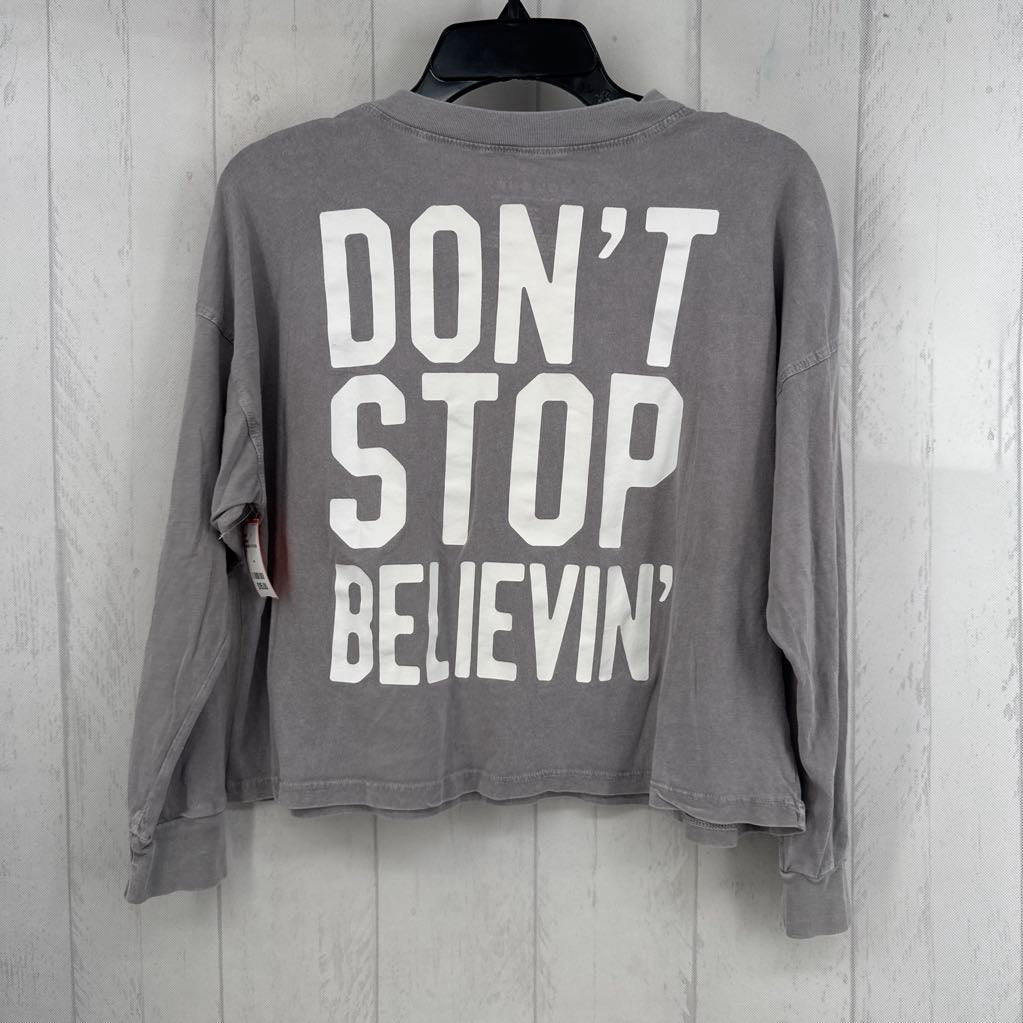 S graphic l/s crop tee-journey