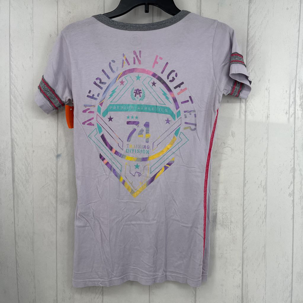 M graphic s/s tee-american fighter