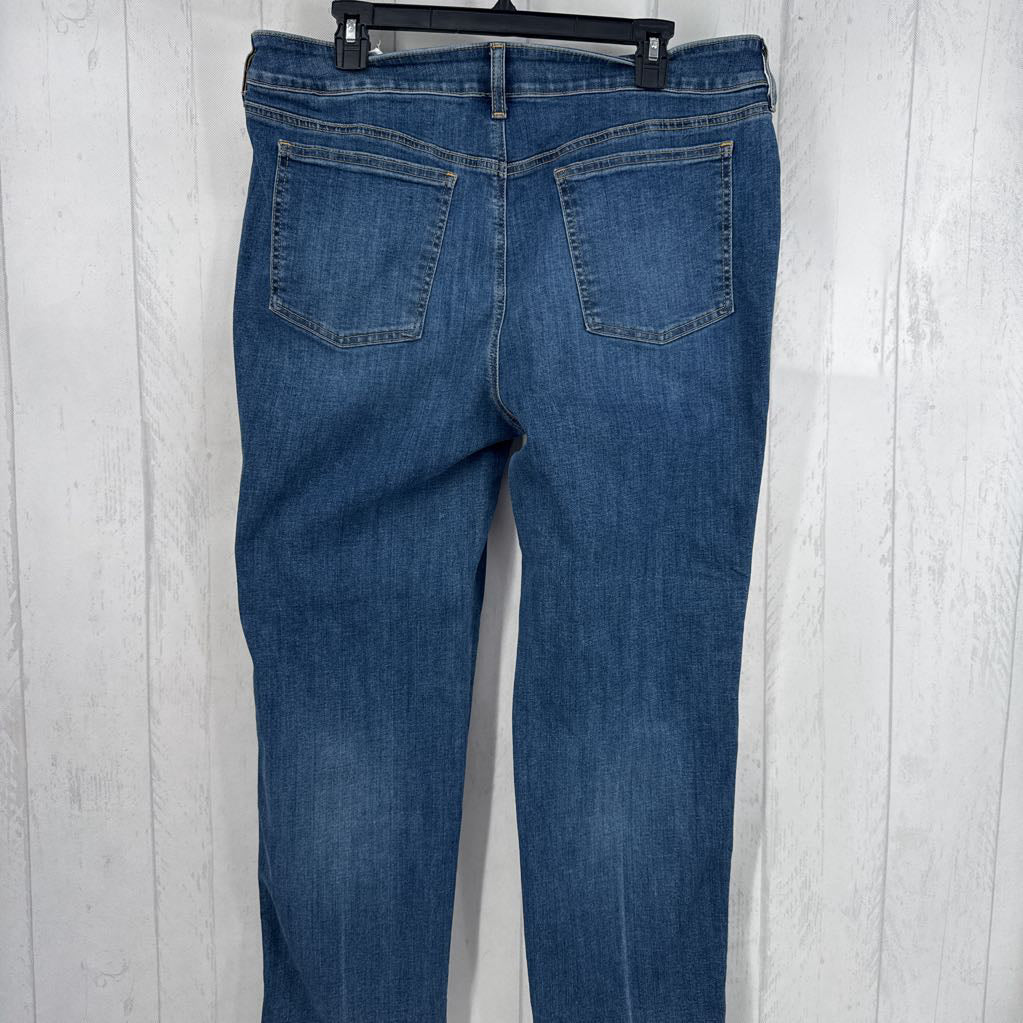 14 pull-on straight leg jean