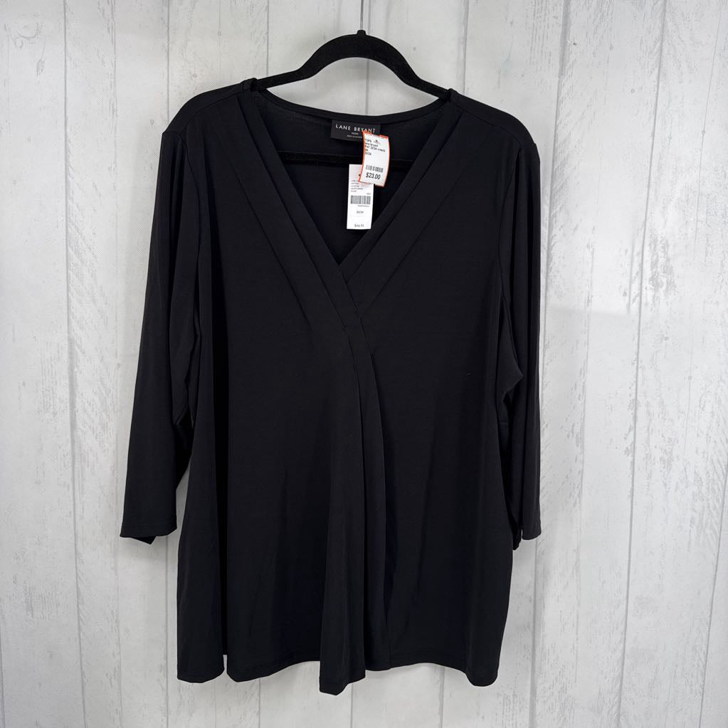 R47 22/24 v-neck 3/4 slv top