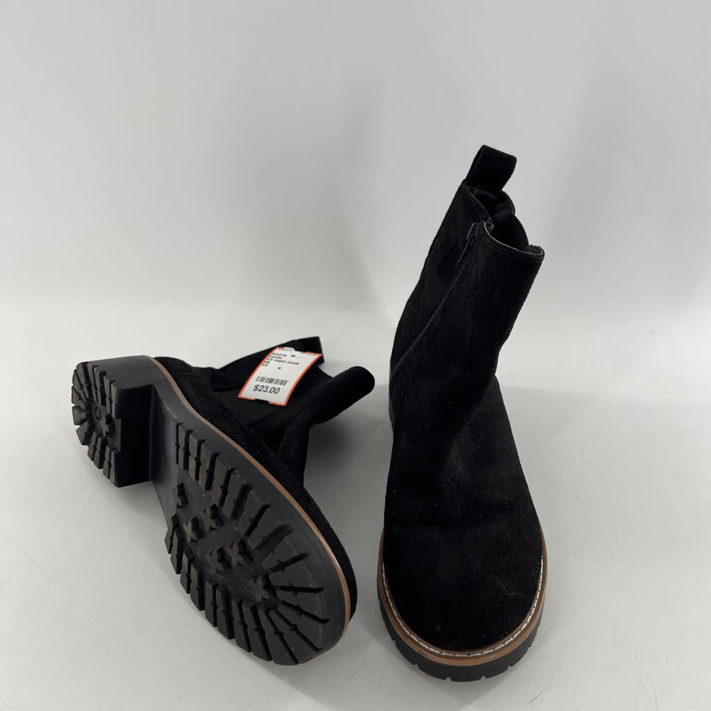8.5 vegan suede ankle boot