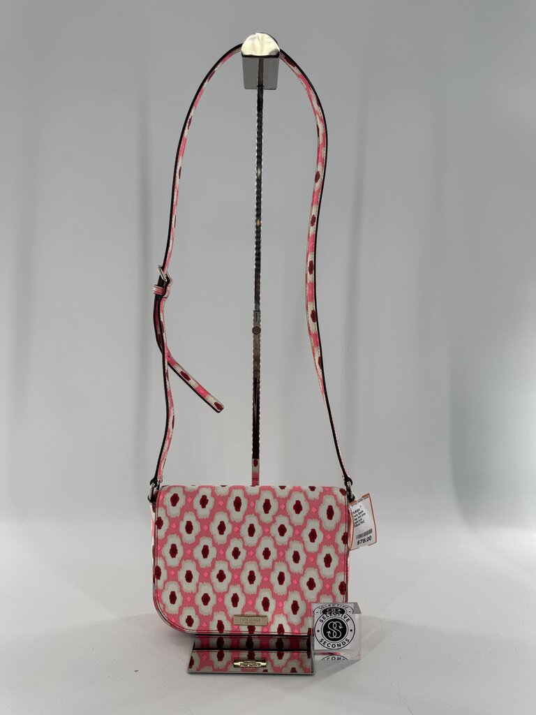 flap ikat posy pattern crossbody