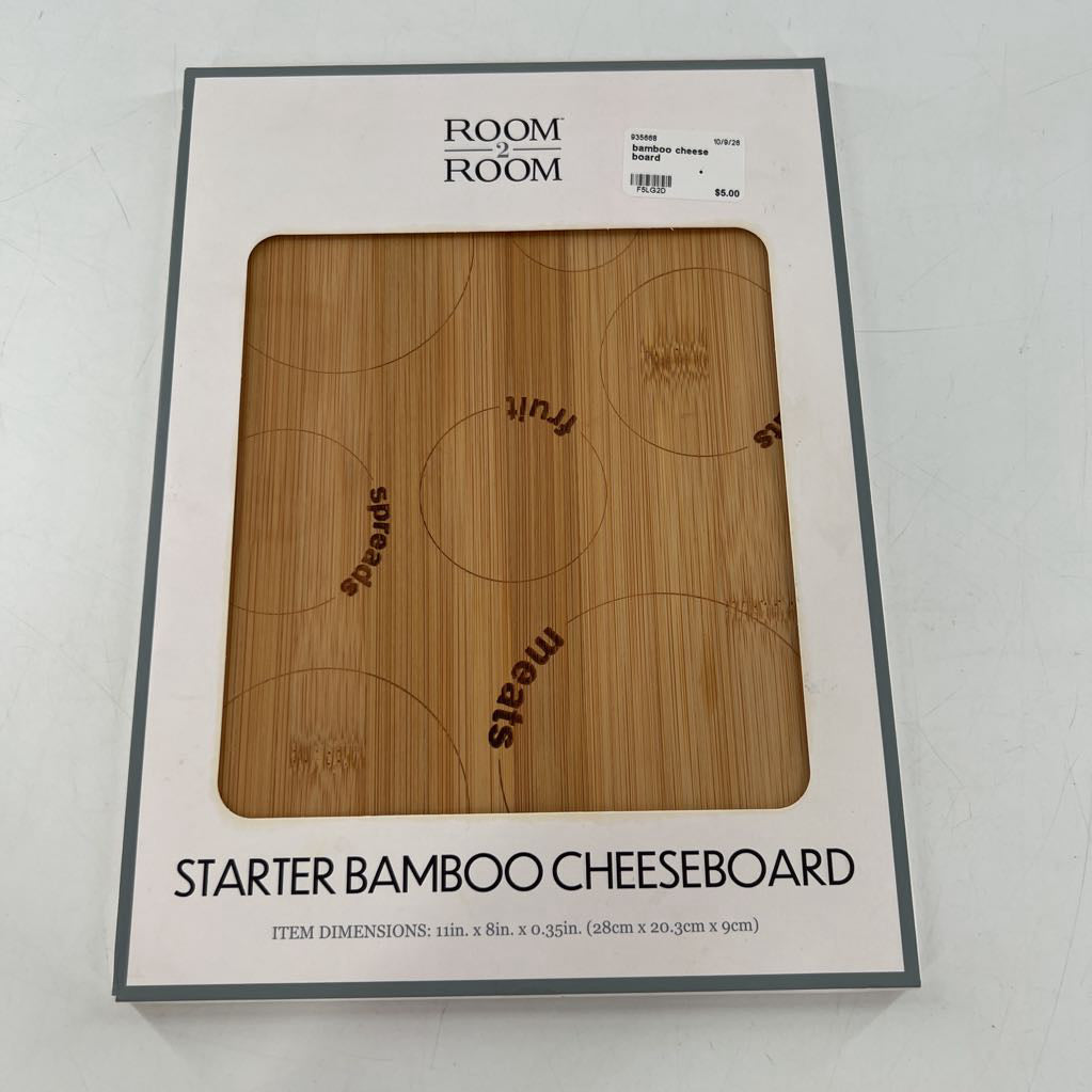 bamboo cheese board