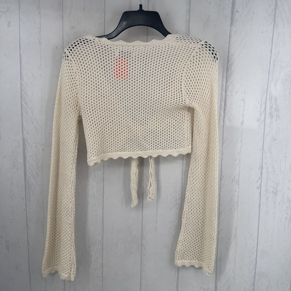 XS crochet tie front cardi