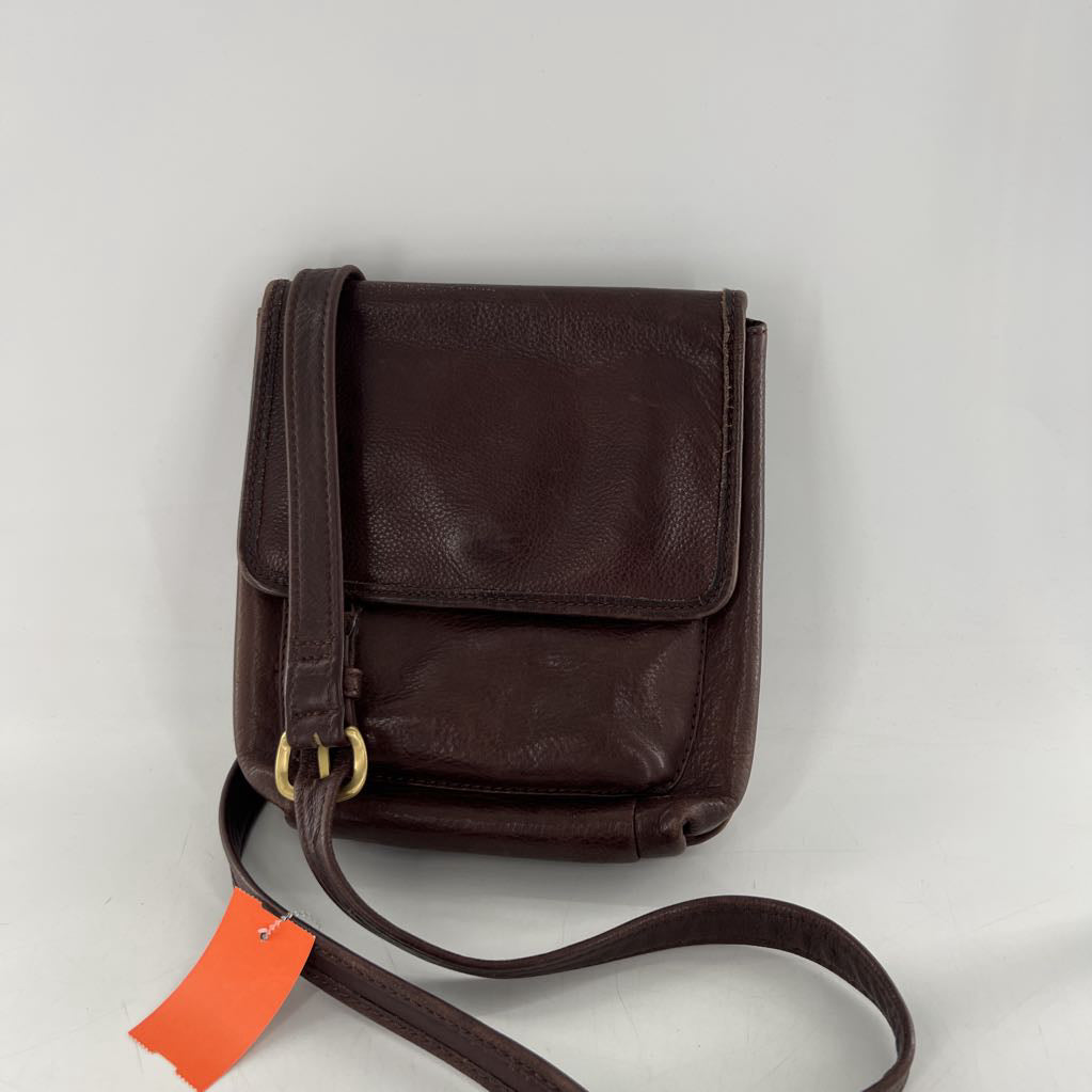 leather front flap crossbody