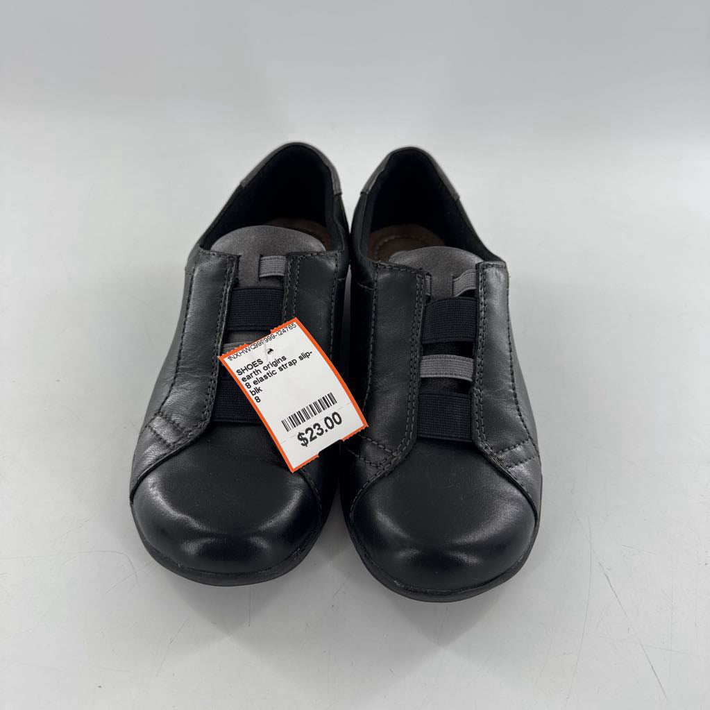 8 elastic strap slip-on loafers