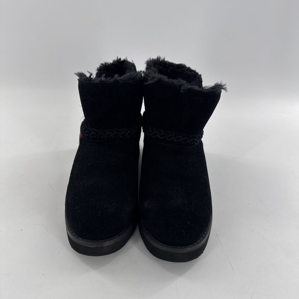 6 suede fur lined ankle boots