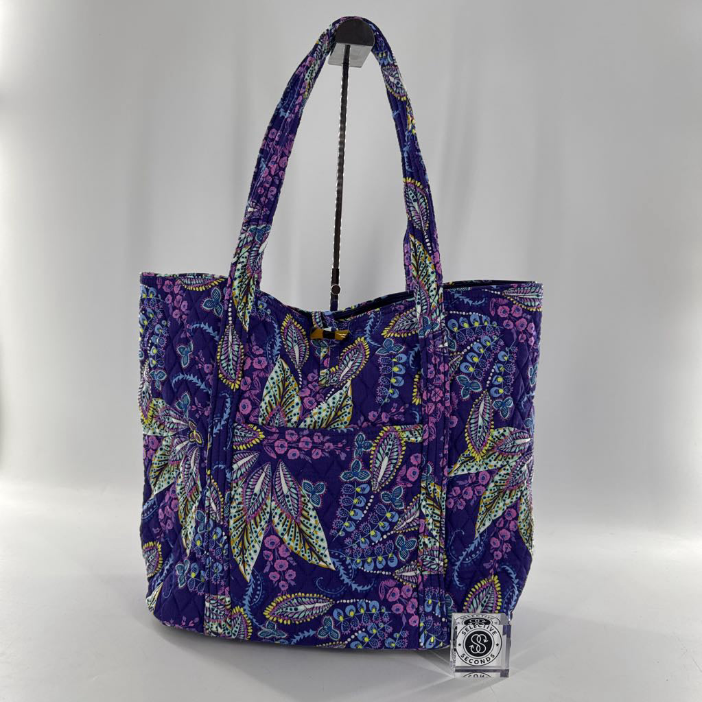 quilted paisley/floral tote