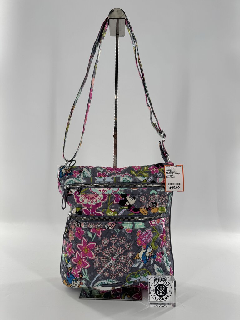 MIckey & friends triple zip hipster crossbody