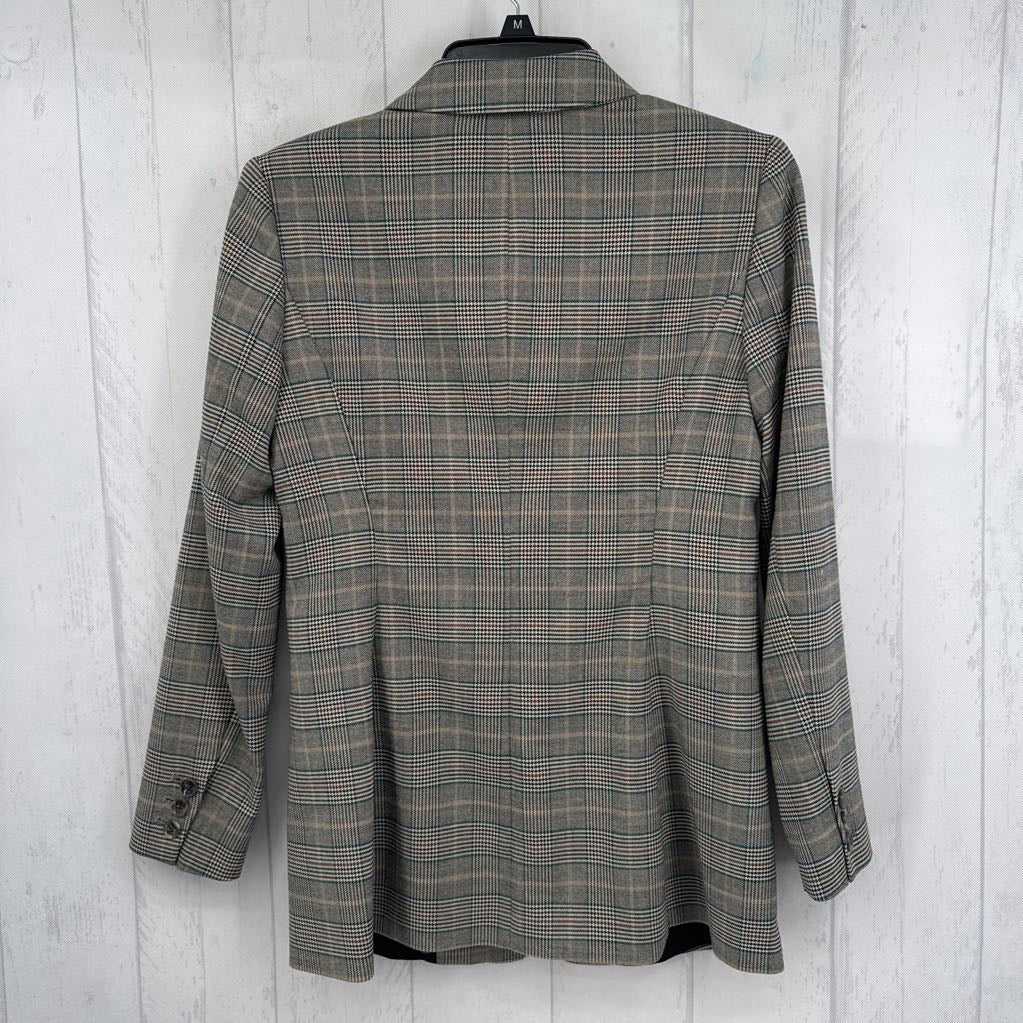 0 checkered blazer