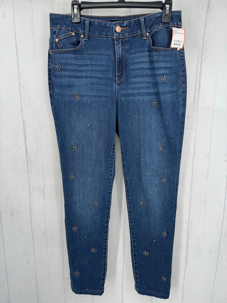 8 embelished jeans