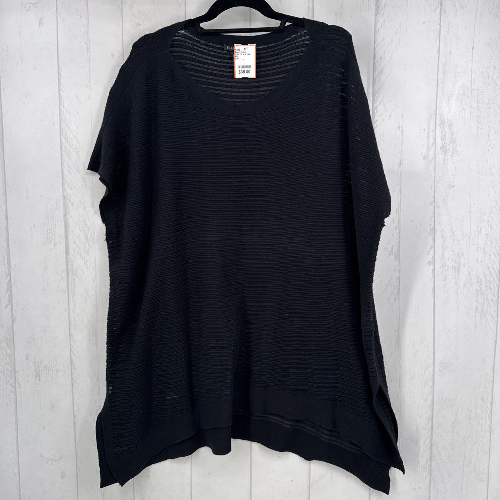 L/XL rib knit cap slv tunic