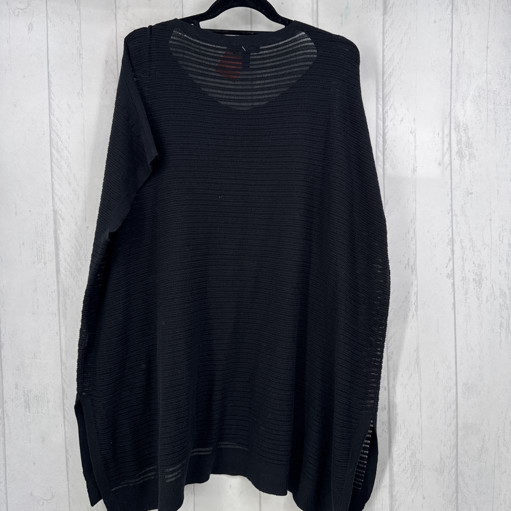 L/XL rib knit cap slv tunic