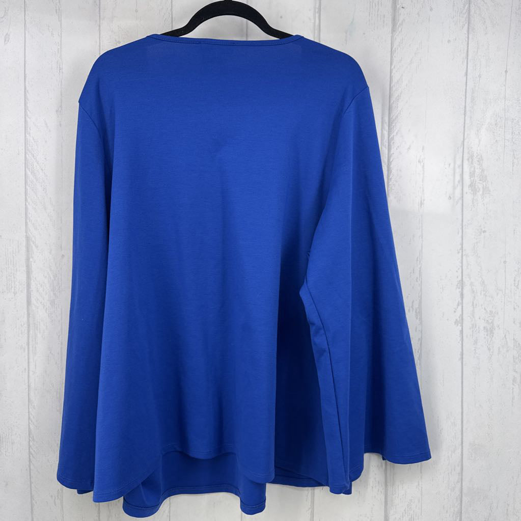2X v-neck l/s top