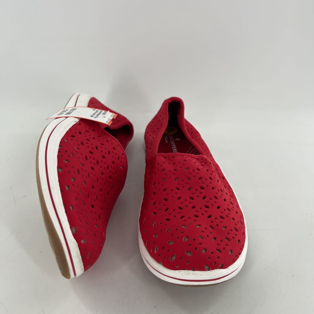 7 perforated slip-ons