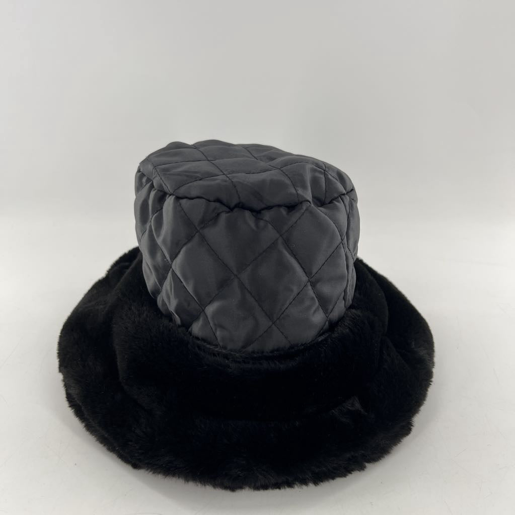 faux fur reversible hat