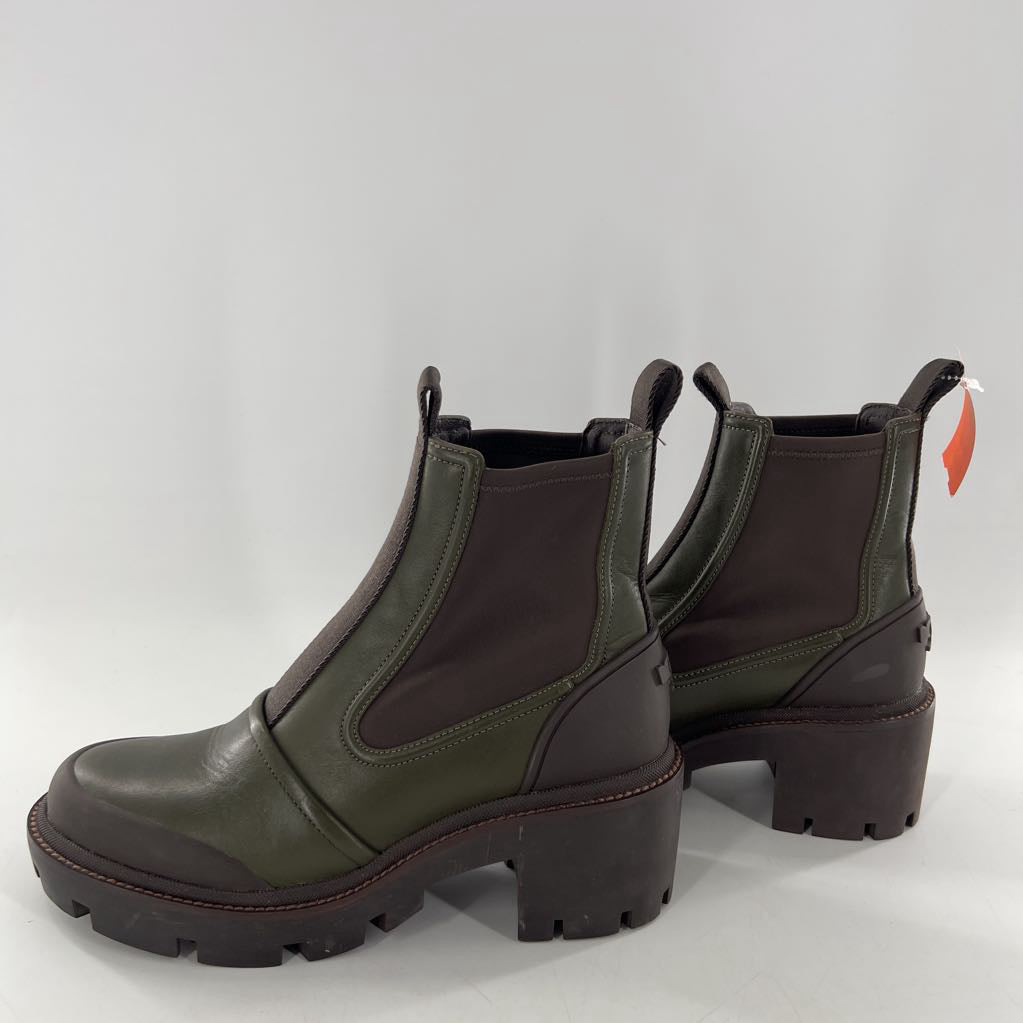8.5 two-tone lug sole boot